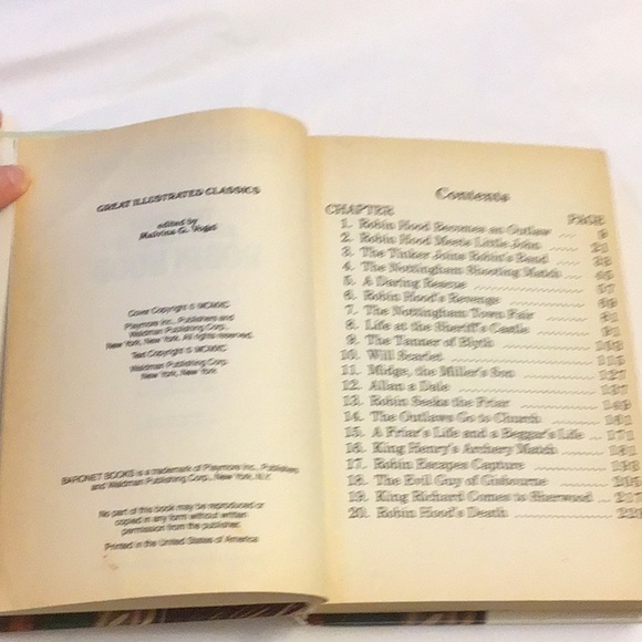 COPY - 🎉2/15.00🎉Robin Hood by Howard Pyle-Great Illustrated Classics (Hardcover… - Picture 5 of 6